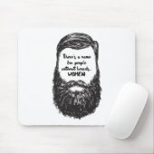 Tapis De Souris Aimez la barbe (Avec souris)