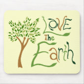 Tapis De Souris Aimez la terre Mousepad (Devant)
