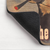 Tapis De Souris Aimez le lama - Mousepad (Coin)