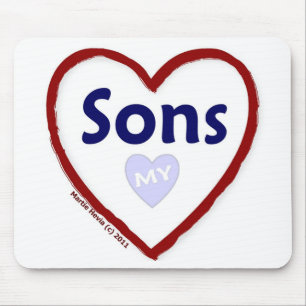 Tapis De Souris Aimez mes fils