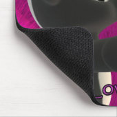 Tapis De Souris aimez-vous, en embrassant des mouffettes (Coin)