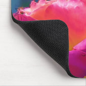 Tapis De Souris Aimez-vous l'autre Rose d'aquarelle Fleur Souris (Coin)