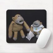 Tapis De Souris Aimez-vous Mme Monkey (Avec souris)