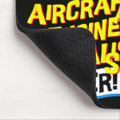 Tapis De Souris Aircraft Engine Specialist, Funny Job Occupation (Coin)