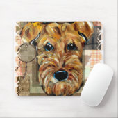 TAPIS DE SOURIS AIRDALE TERRIER (Avec souris)