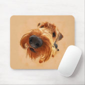 Tapis De Souris Airedale drôle Terrier (Avec souris)