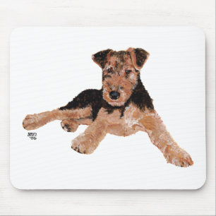 Tapis De Souris Airedale, Lakeland, chiot Terrier gallois