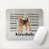 Tapis De Souris Airedale Mousepad (Avec souris)
