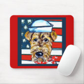 Tapis De Souris Airedale Navy (Avec souris)