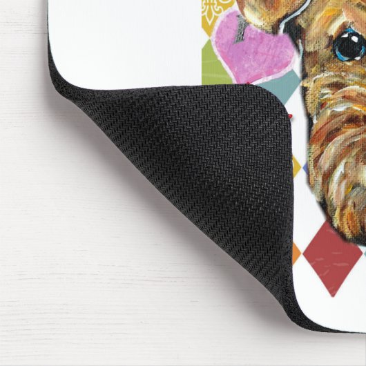 TAPIS DE SOURIS AIREDALE TERRIER (Coin)