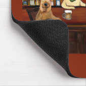 TAPIS DE SOURIS AIREDALE TERRIER & AMIS (Coin)