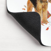 Tapis De Souris Airedale Terrier Halloween (Coin)