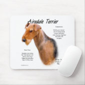 Tapis De Souris Airedale Terrier Histoire (Avec souris)