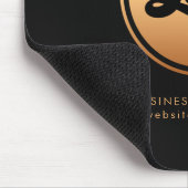 Tapis De Souris Ajouter Gold Business Company Logo & Text Professi (Coin)