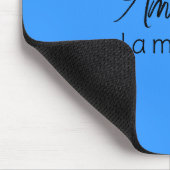Tapis De Souris Ajouter le nom complet Simple Minimal Monogramme B (Coin)