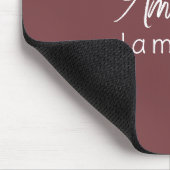 Tapis De Souris Ajouter le nom complet Simple Minimal Monogramme R (Coin)