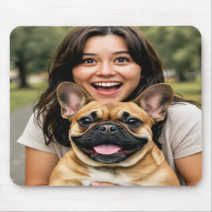 Tapis De Souris Ajouter une photo de Bouledogue Français Personnal