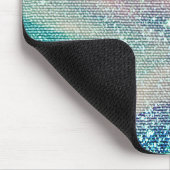 Tapis De Souris Ajouter votre devis ou dire texture d'encre d'aqua (Coin)