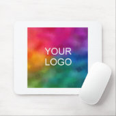 Tapis De Souris Ajouter Votre Entreprise Logo Image Modèle Blanc (Avec souris)