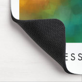 Tapis De Souris Ajouter Votre Entreprise Logo Image Texte Vertical (Coin)