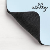 Tapis De Souris Ajouter votre nom complet Monogramme minimal sur b (Coin)