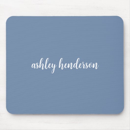 Tapis De Souris Ajouter votre nom complet Monogramme minimal sur b (Devant)