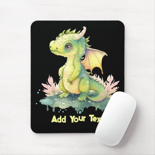 Tapis De Souris Ajouter votre texte - Mousepad (Avec souris)