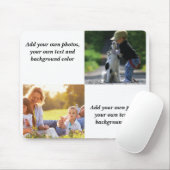 Tapis De Souris Ajoutez vos propres photos, texte et jetez pi arri (Avec souris)
