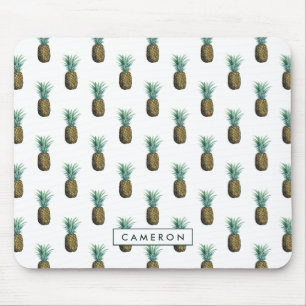 Tapis De Souris Ajoutez votre aquarelle   tropicale nommée