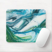 Tapis De Souris Ajoutez votre nom | Balayage en marée II (Avec souris)