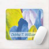 Tapis De Souris Ajoutez votre nom | False Indigo III (Avec souris)