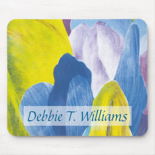 Tapis De Souris Ajoutez votre nom | False Indigo III (Devant)