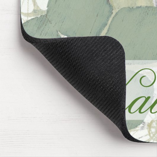 Tapis De Souris Ajoutez votre nom | Serene Pastels II (Coin)