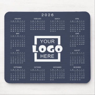 Tapis De Souris Ajoutez votre propre logo d'entreprise Calendrier 
