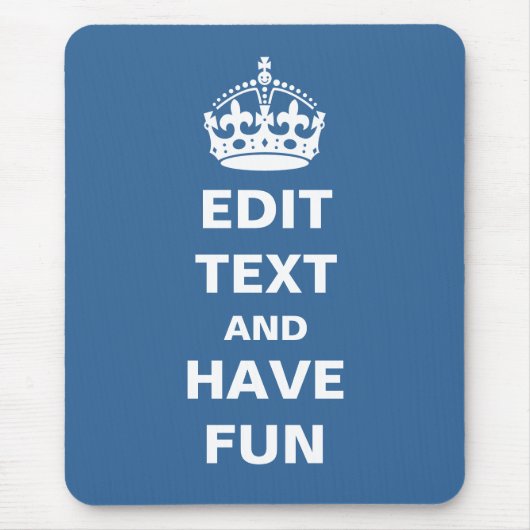 Tapis De Souris Ajoutez votre propre texte ici ! (Devant)