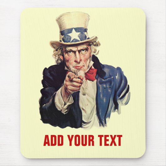 Tapis De Souris Ajoutez votre texte (Devant)