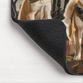 Tapis De Souris Akita Halloween Éffrayant (Coin)