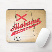 Tapis De Souris Alabama Heart of Dixie (Avec souris)