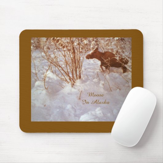 Tapis De Souris Alaska Moose Mouse Pad (Avec souris)