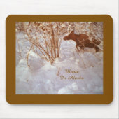 Tapis De Souris Alaska Moose Mouse Pad (Devant)