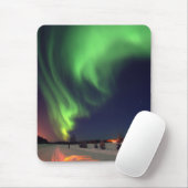 Tapis De Souris Alaskan Northern Lights Night Photo (Avec souris)