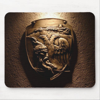 Tapis de souris albanais de bouclier