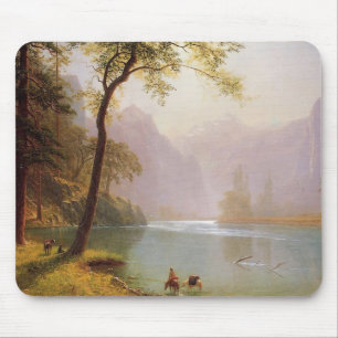 Tapis De Souris Albert Bierstadt, vallée de la rivière Kerns Calif