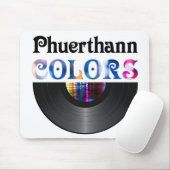 Tapis De Souris Album demi-vinyle "Couleurs" (Avec souris)