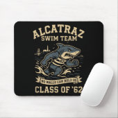 Tapis De Souris Alcatraz Penitentiary Swim Team  (Avec souris)