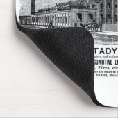 Tapis De Souris Alco-Schenectady Locomotive Works, 1870 (Coin)