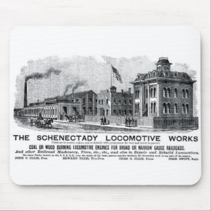 Tapis De Souris Alco-Schenectady Locomotive Works, 1870