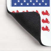 Tapis De Souris ALÉA-Drapeau À Cycle Automobile (Coin)