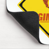 Tapis De Souris Alerte de gingembre ! (Coin)
