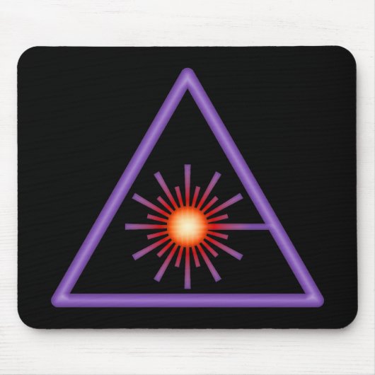 Tapis De Souris Alerte laser Mousepad (Devant)